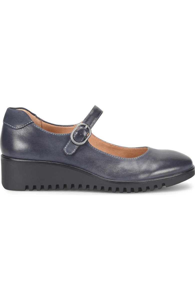 Comfortiva Debbie Mary Jane Wedge, Alternate, color, Sky Navy