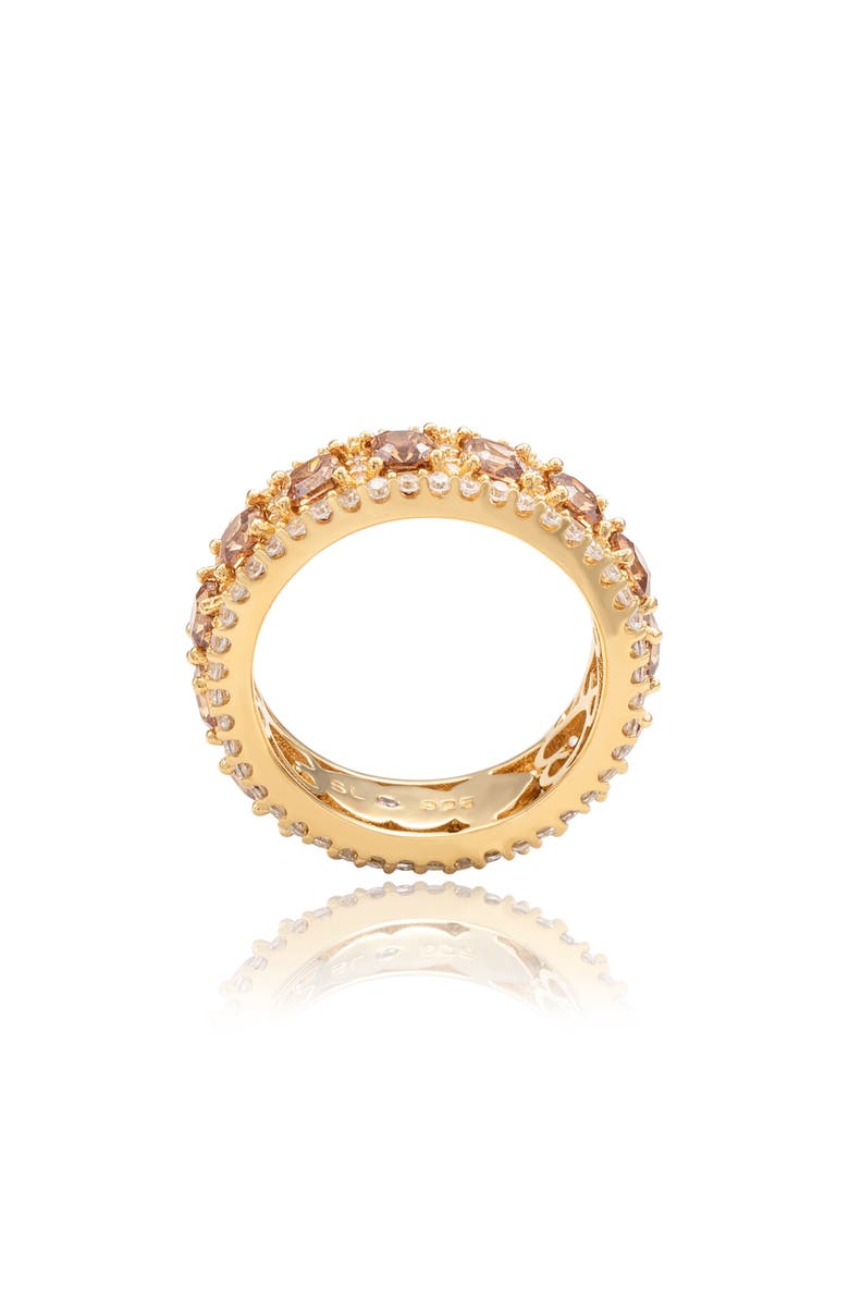 SUZY LEVIAN Modern Eternity Band Ring, Alternate, color, Yellow