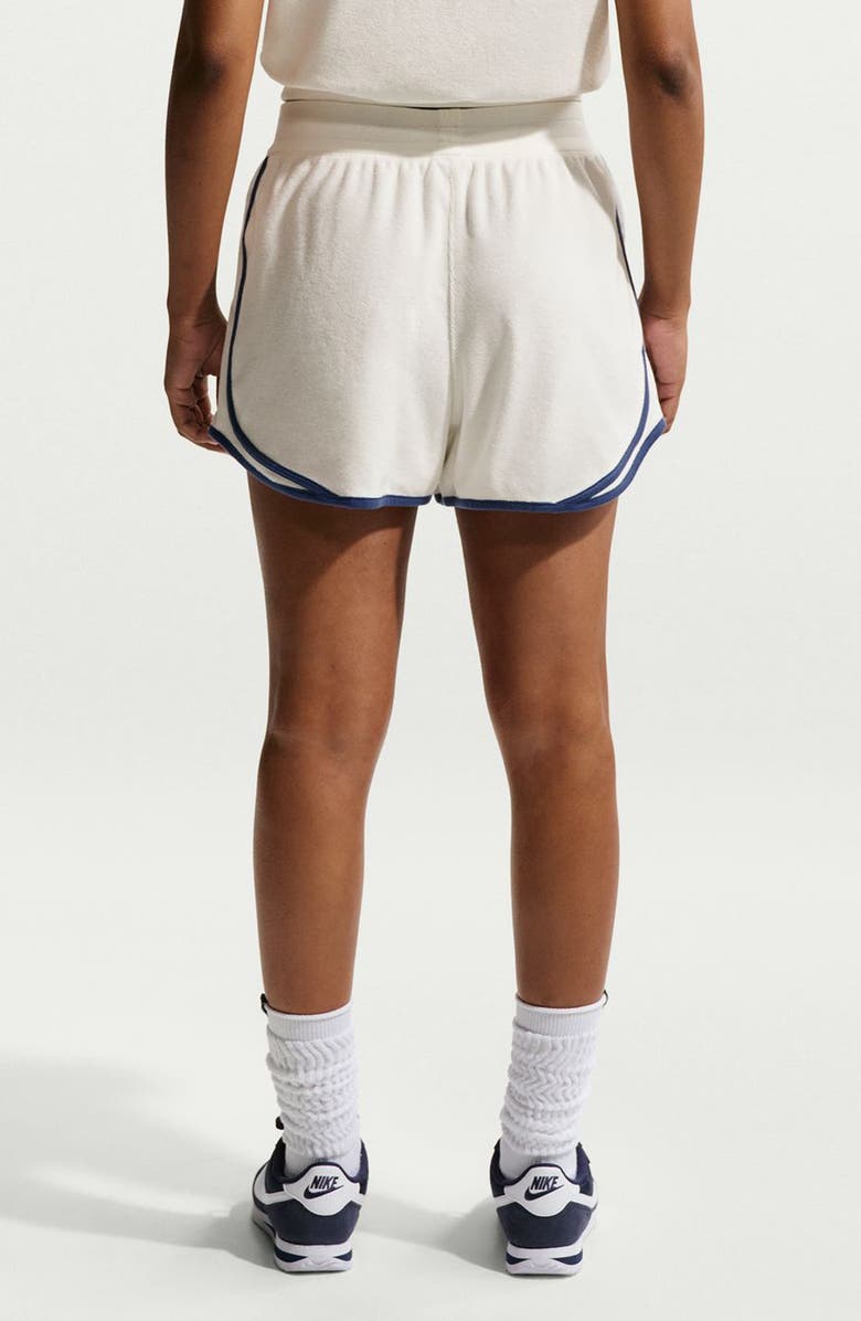 Nike Terry Cloth Shorts, Alternate, color, Sail/ Mystic Navy
