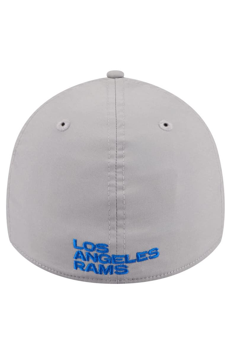 New Era Men's New Era Gray Los Angeles Rams Perforated 39THIRTY Flex Hat, Alternate, color, Gray