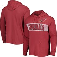 '47 Men's '47 Cardinal Arizona Cardinals Field Franklin Hooded Long Sleeve T-Shirt