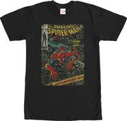 Marvel Men's Marvel Spider-Man Comic Book Anniversary Graphic Tee