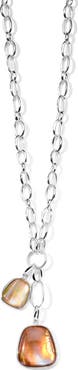 Ippolita Polished Rock Candy Keystone Pendants on Scultura Chain Necklace