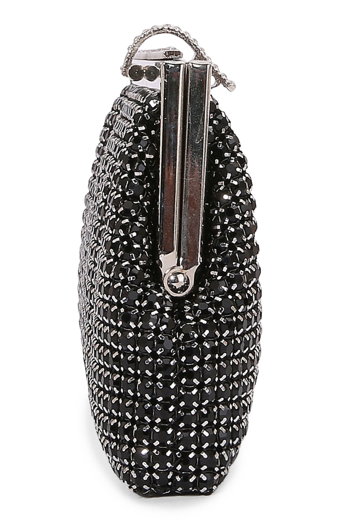 BERNESS Rhinestone Evening Bag, Alternate, color, Black