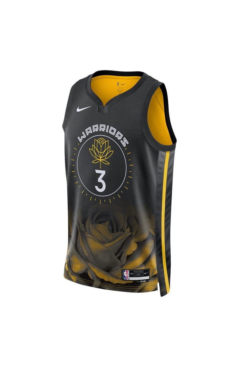 Nike Unisex Nike Jordan Poole Black Golden State Warriors 2022/23 Swingman Jersey - City Edition, Alternate, color,