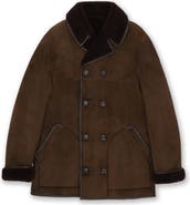 Fortela Double Breasted Shearling Jacket