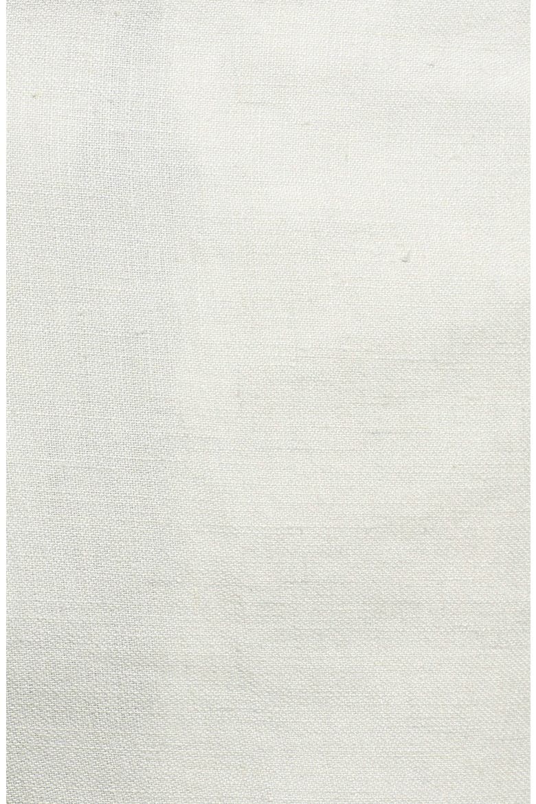 Updated Flat Front Linen Trousers, Alternate, color, CREAM