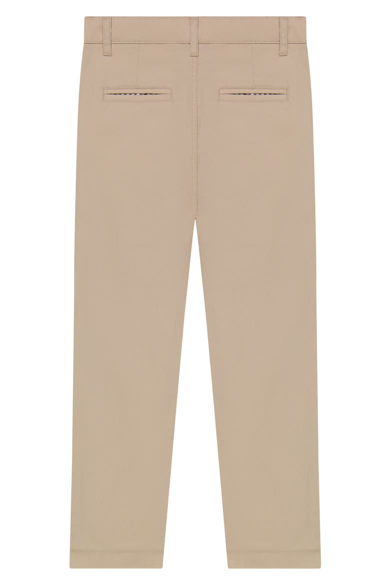 Kids' Stretch Twill Pants, Alternate, color, BEIGE