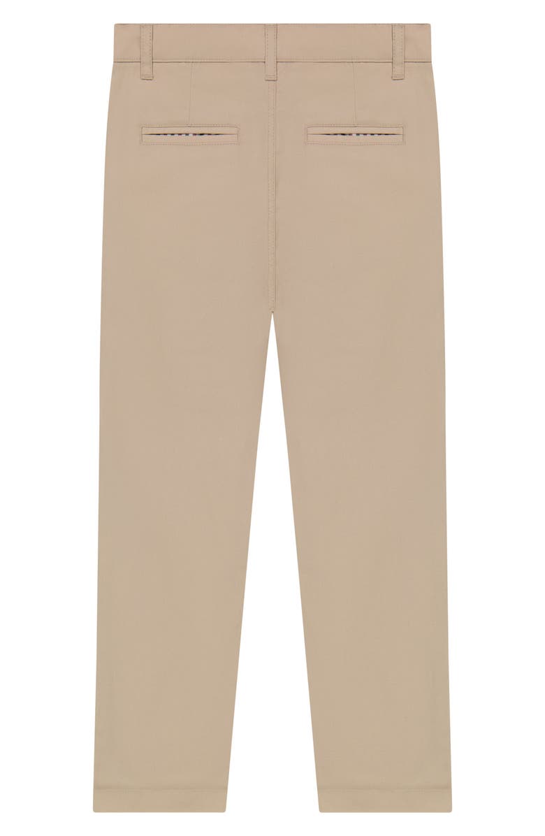 Andy & Evan Kids' Stretch Twill Pants, Alternate, color, Beige