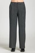 APNY Chevron Pleat Front Straight Leg Pants
