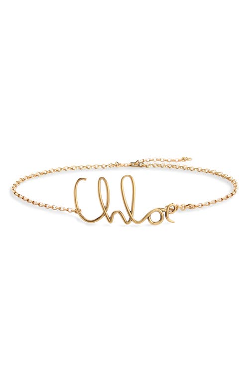 Chloé Script C Chain Belt