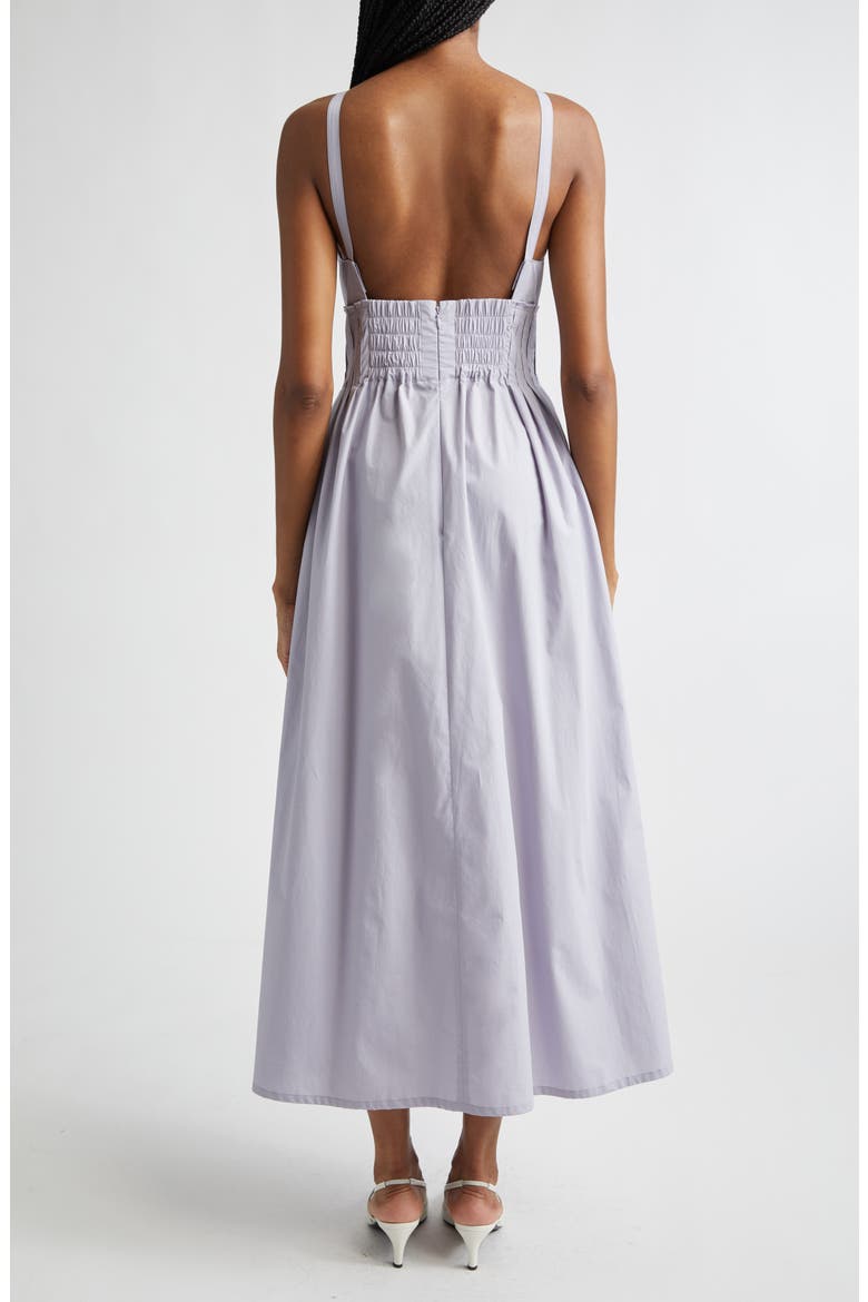 Iris Poplin Midi Dress, Alternate, color, LILAC