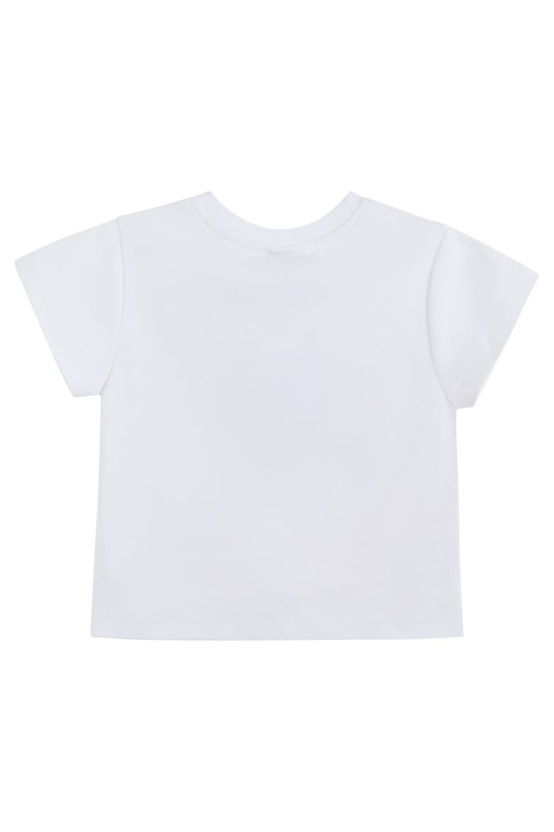 Tyra Tee with Food Motifs, Alternate, color, White