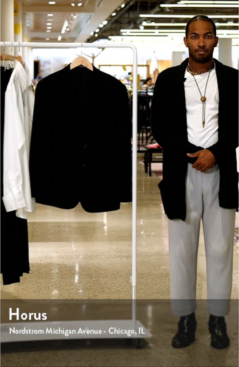 G-Line Textured Box Stretch Virgin Wool Sport Coat, sales video thumbnail