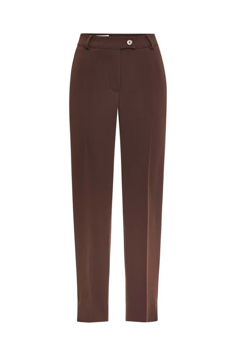 Travel Save Front Zip Slim Pant