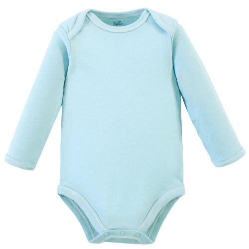 Touched By Nature Little Soft Organic Cotton Long-sleeve One-piece Essentials In Pink