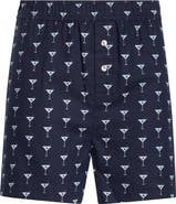 Open Edit Print Cozy Flannel Boxer Pajama Shorts