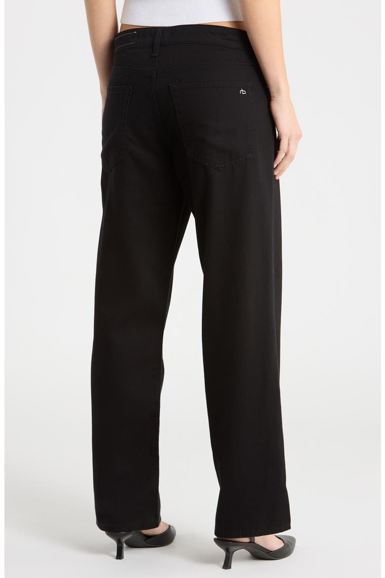 Cam Ankle Straight Leg Jeans, Alternate, color, BLACK