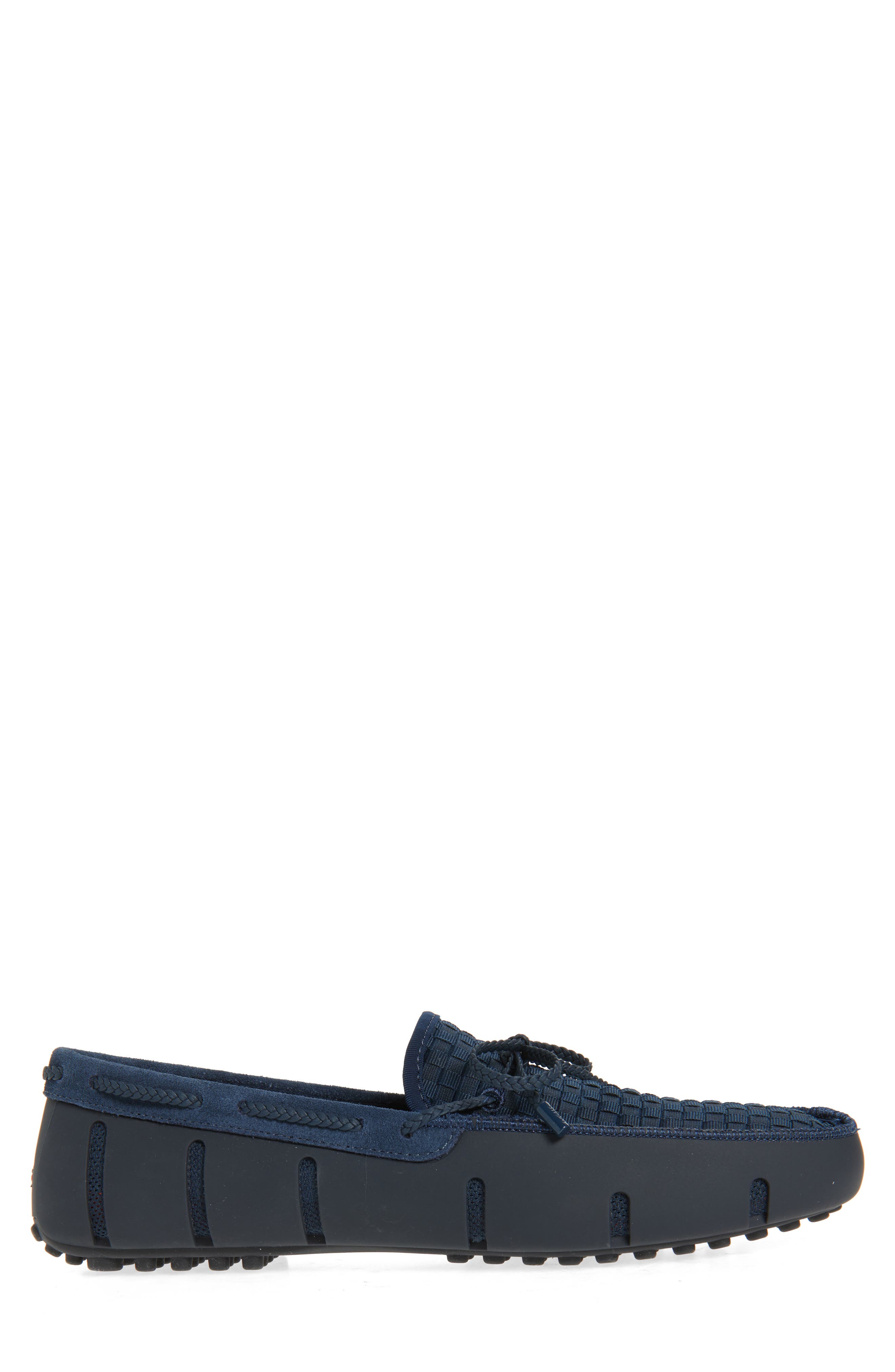 Woven Driving Loafer, Alternate, color, NAVY
