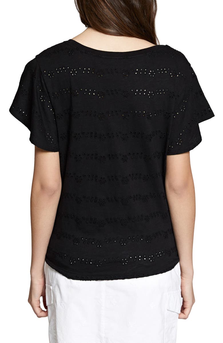 Sanctuary Hayden Eyelet Tee, Alternate, color,