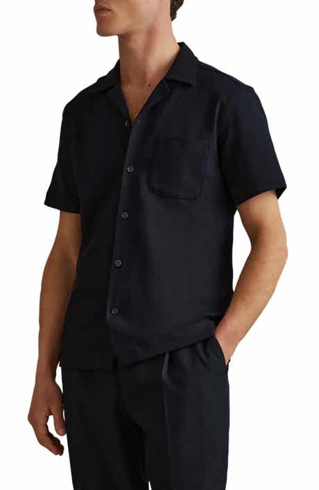 Nitus Herringbone Camp Shirt