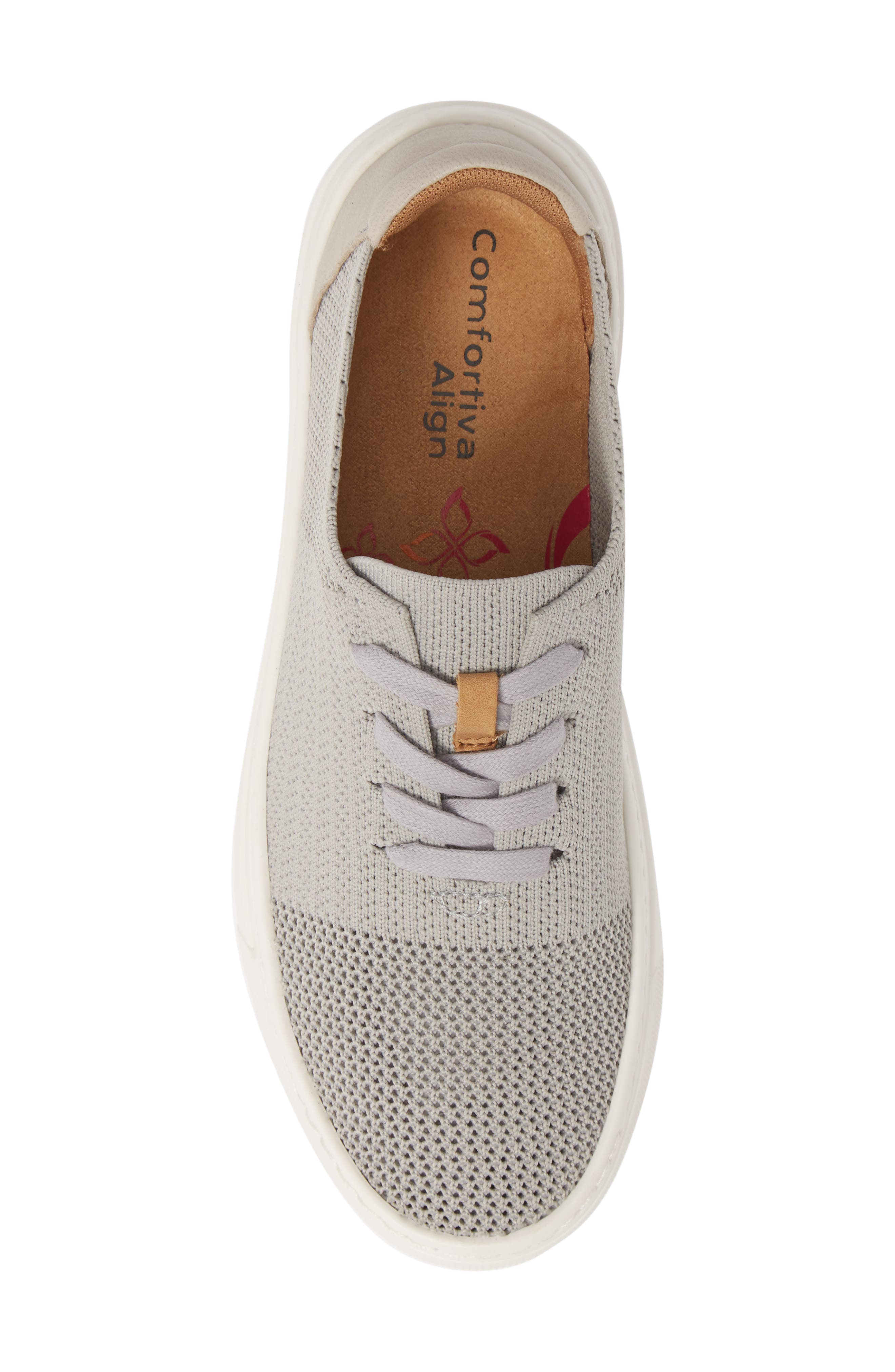 Trista Sneaker, Alternate, color, LIGHT GREY FABRIC