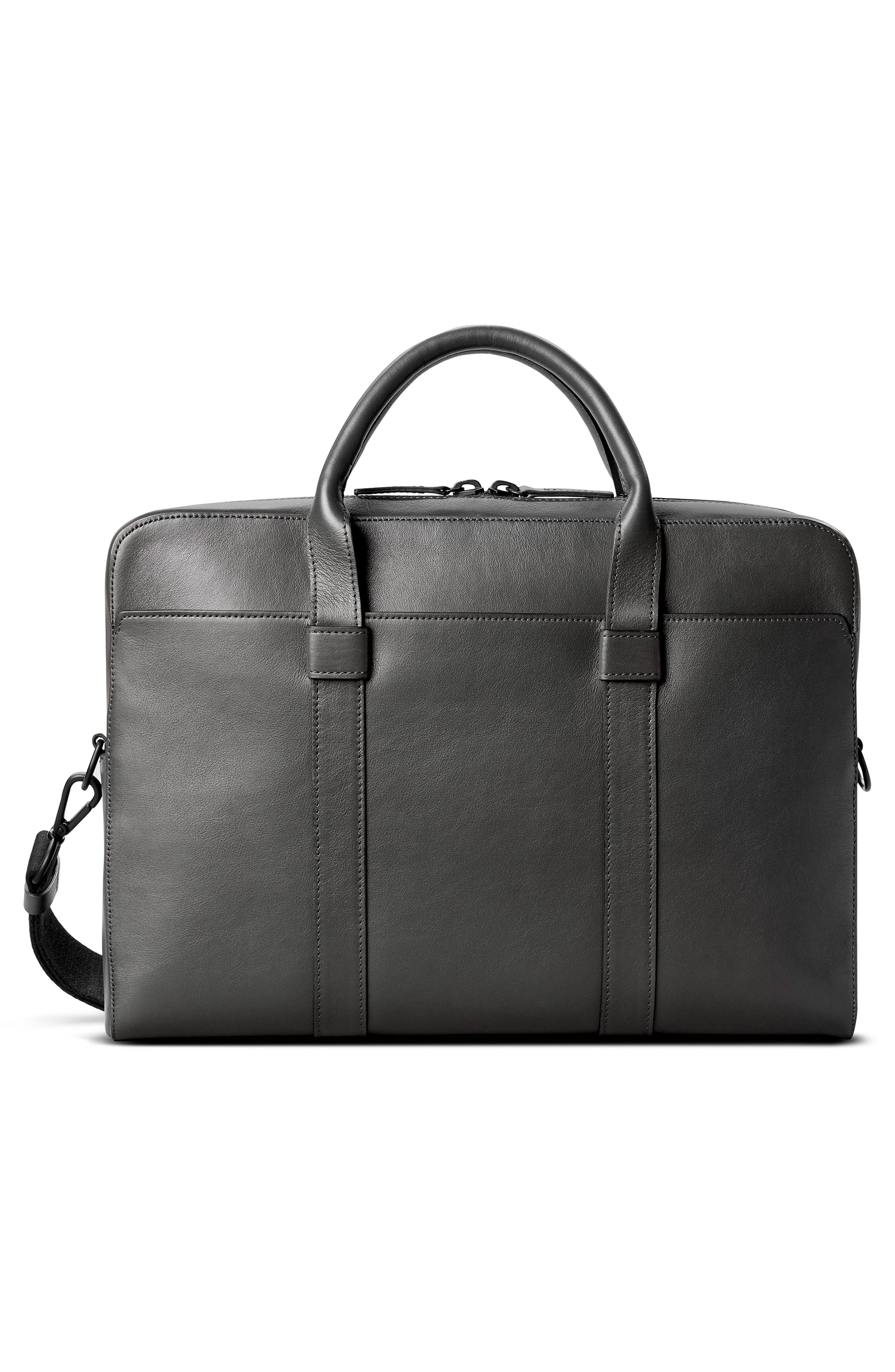 Shinola Guardian Leather Briefcase, Alternate, color, 