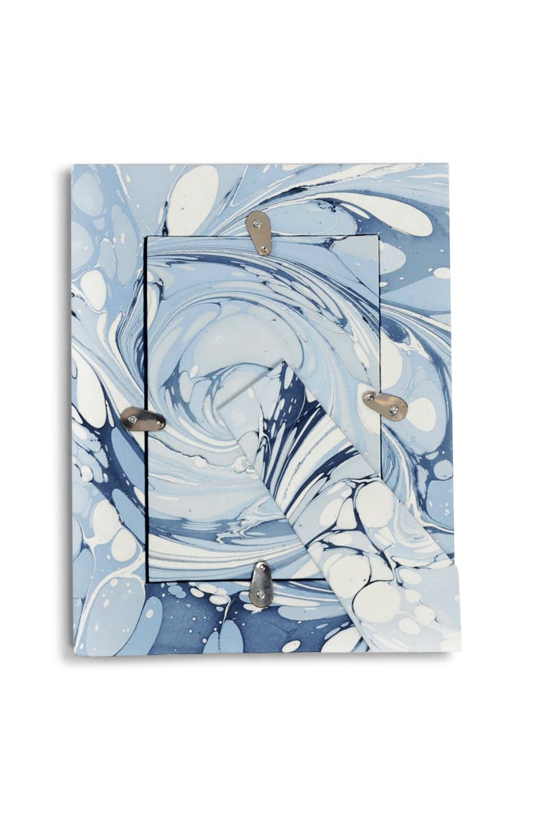 Inner Child Hand-Marbled Picture Frame - 4x6, Alternate, color, Ocean Wave