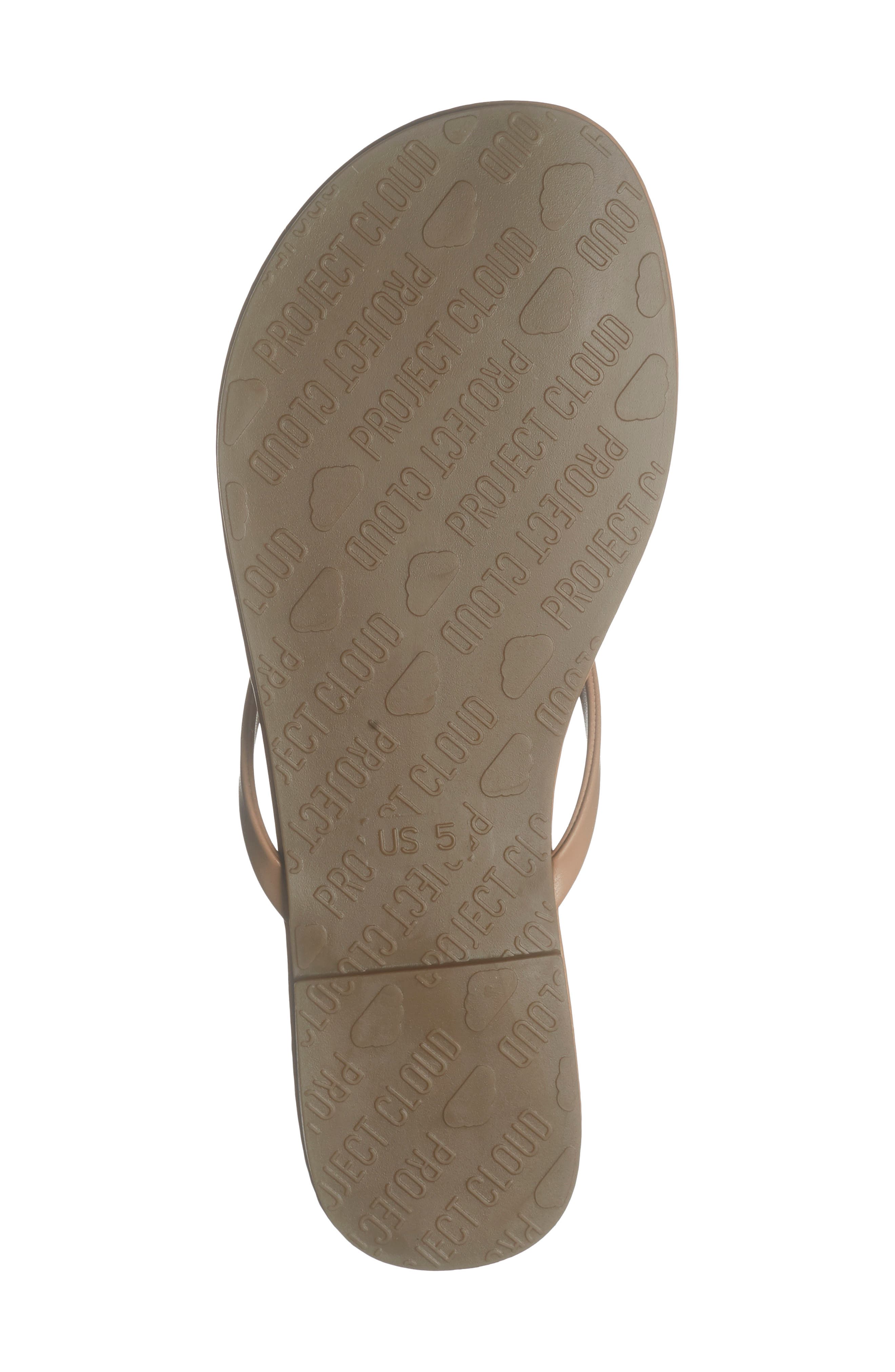 Project Cloud Kids' Little Fountain Flip Flop, Alternate, color, Taupe