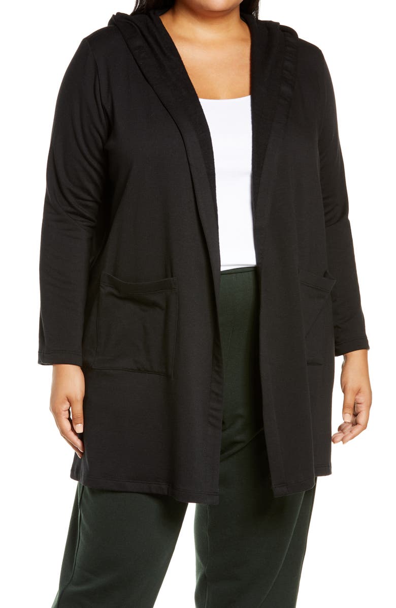 Eileen Fisher Hooded Jacket, Main, color,