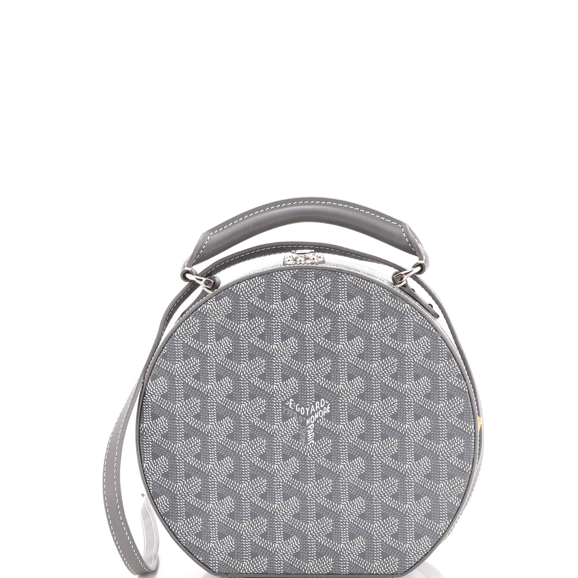 Alto Hatbox Bag Coated Canvas, Main, color, Grey
