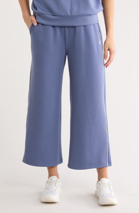 Lanston Scuba Knit Culotte Pants