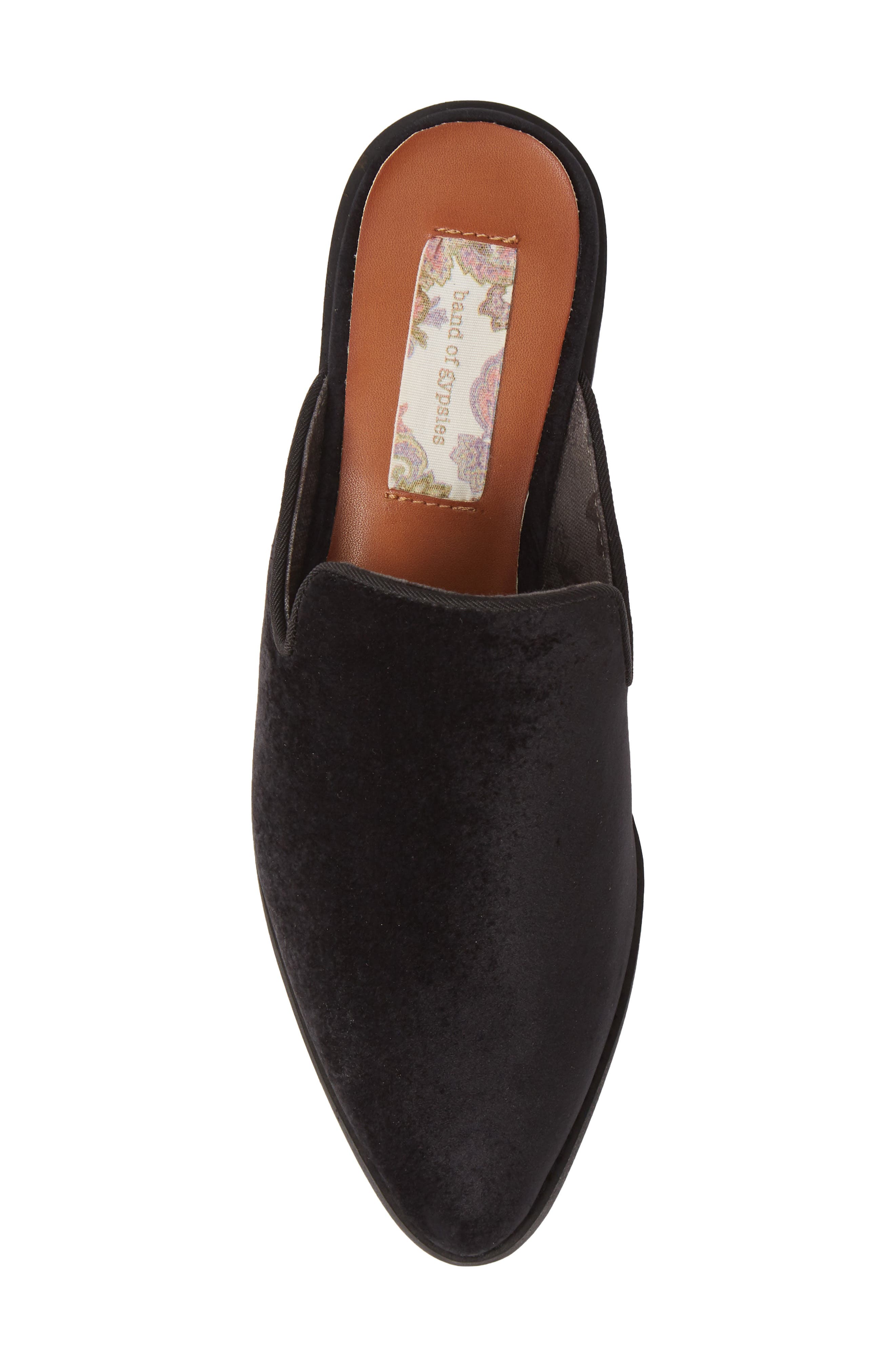 Band of Gypsies Skipper Velvet Mule, Alternate, color, 