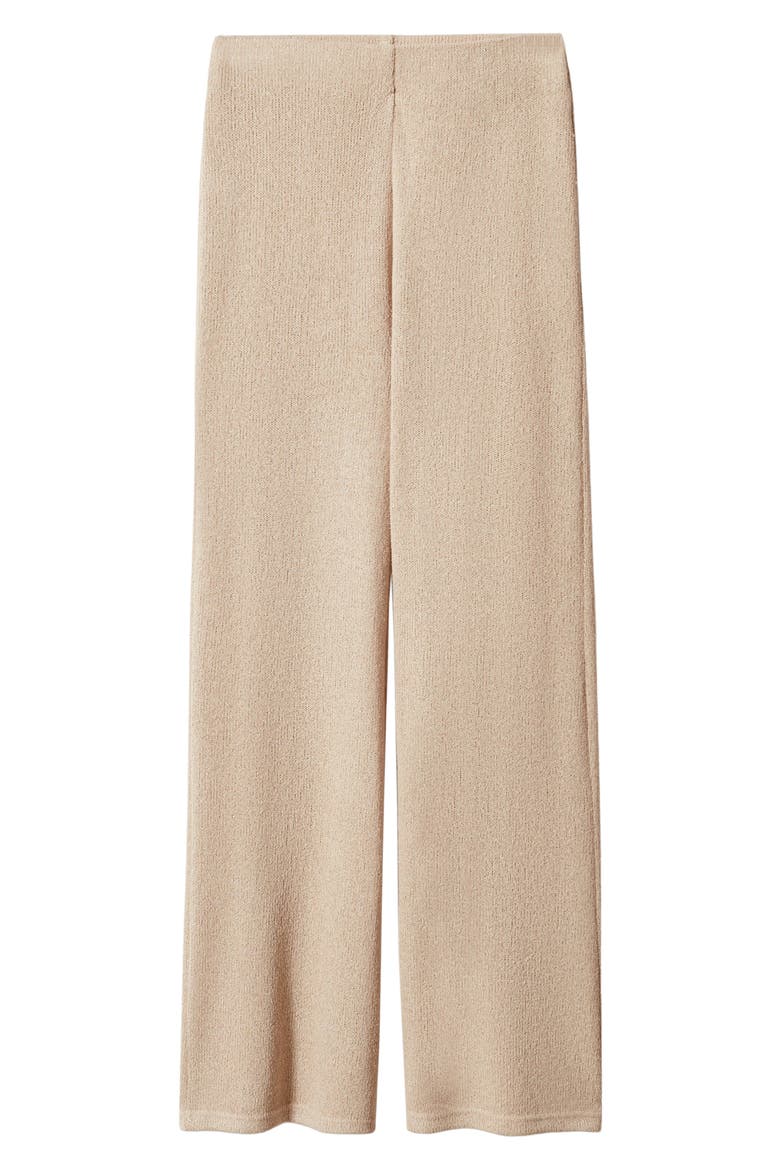 Knit Flare Pants, Alternate, color, SAND