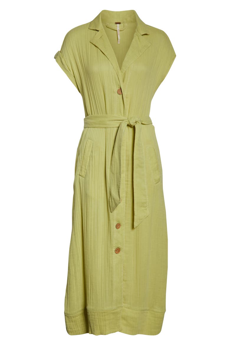 Endless Summer by Free People Soaking Up Summer Maxi Dress, Alternate, color, GREEN