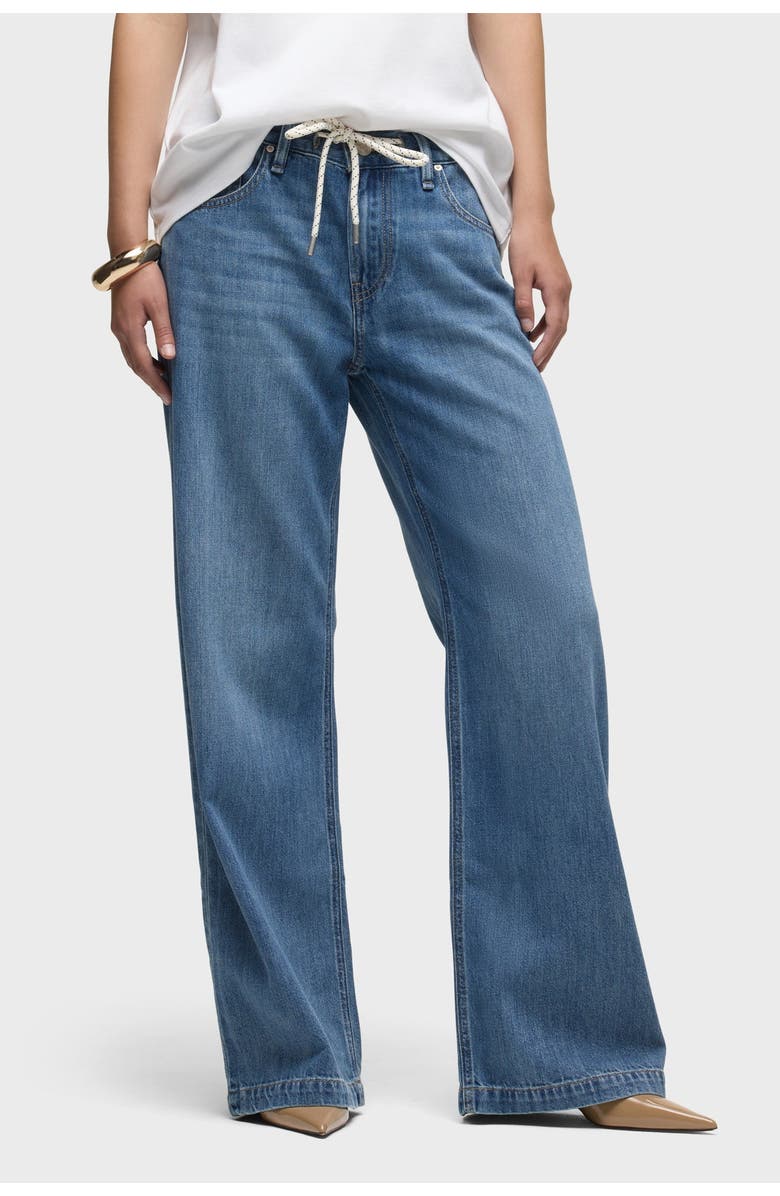 Hudson Jeans Rylee Loose Drawstring, Alternate, color, Alloy