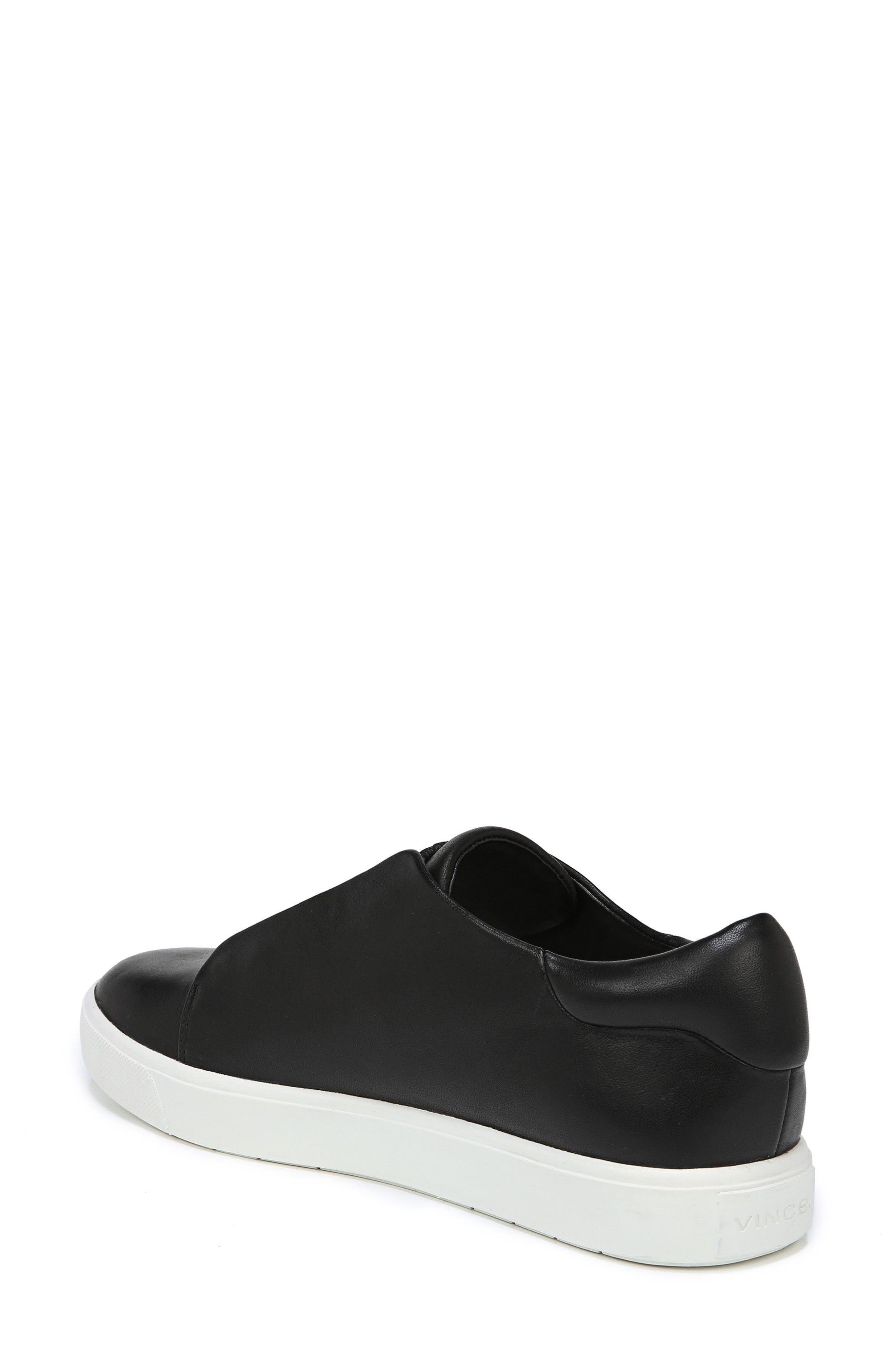 Cantara Slip-On Sneaker, Alternate, color, BLACK/ GREY LEATHER