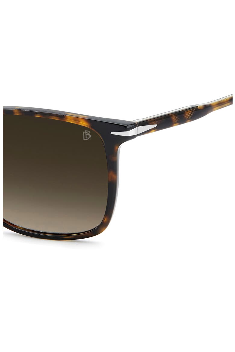 1219/S/US 57mm Gradient Rectangular Sunglasses, Alternate, color, HAVANA/ BROWN SF