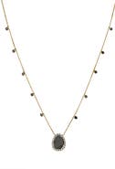 EFFY 14K Yellow Gold Diamond,Black Diamond,Onyx Necklace