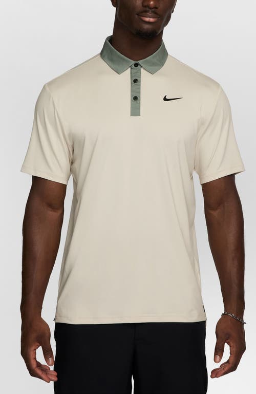 Nike Golf Dri-FIT Tour Golf Polo in Light Orewood Brown 