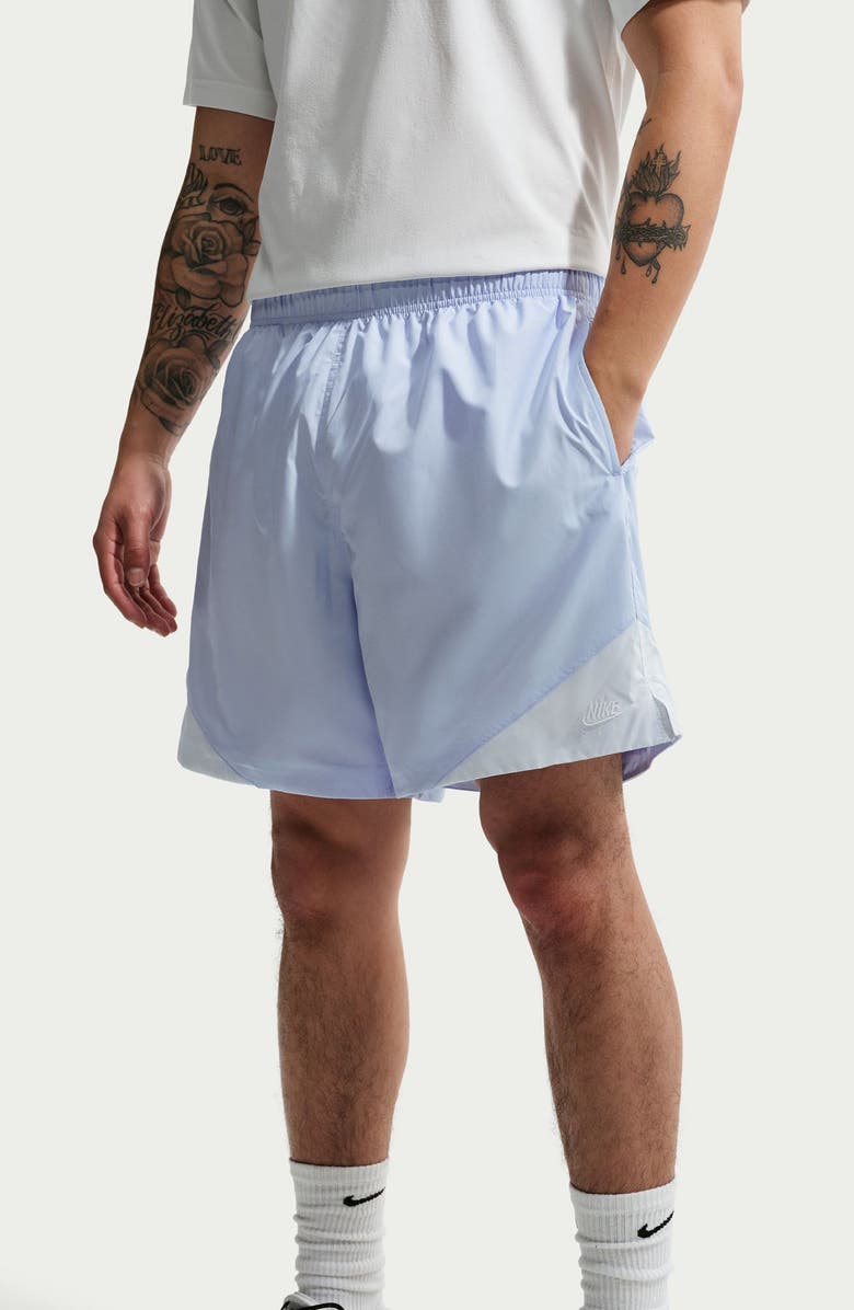 Nike Windrunner Lightweight Woven Shorts, Alternate, color, Hydrogen Blue/ White