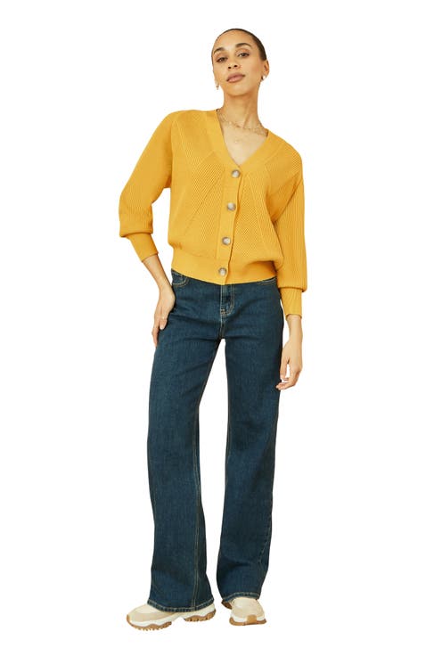 Knitted Stitch Detail Cardigan