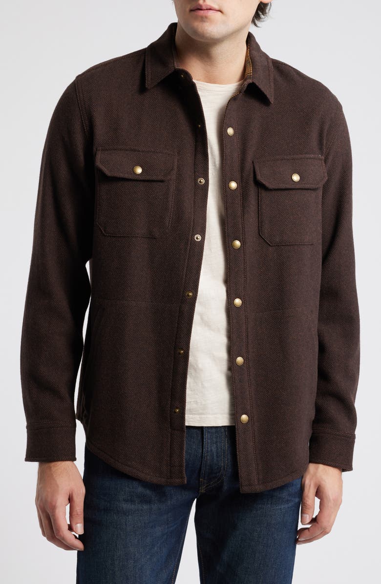 Pendleton Forest Wool Blend Shirt Jacket, Main, color, 