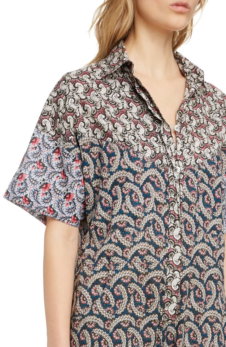 Isabel Marant Étoile Lindsie Print Jumpsuit, Alternate, color,