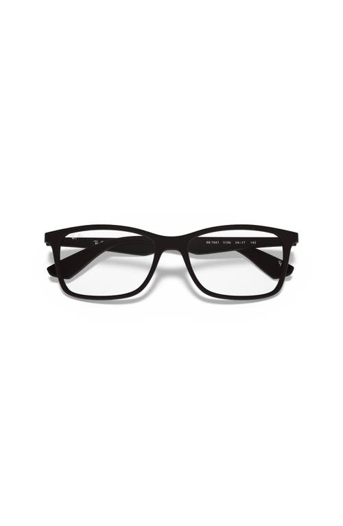 Ray Ban Ray-ban 54mm Square Optical Glasses In Black