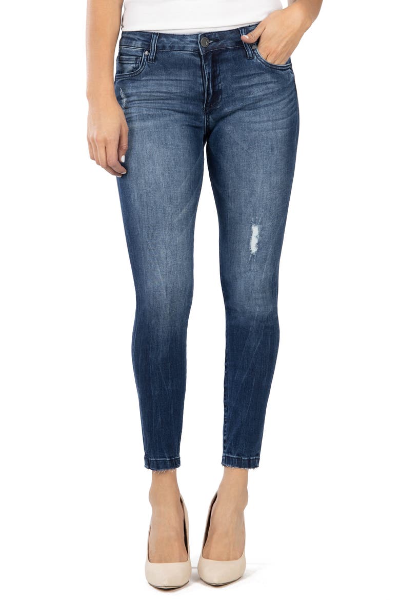 Donna Ankle Skinny Jeans, Main, color, DAYDREAM