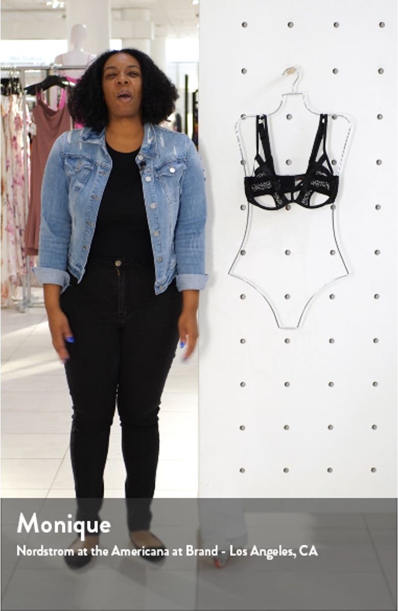 The Wild One Underwire Peep Bra, sales video thumbnail