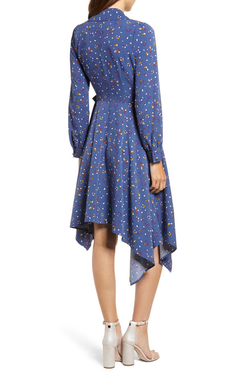 CHRISELLE LIM COLLECTION Chriselle Lim Wren Floral Print Trench Dress, Alternate, color, 