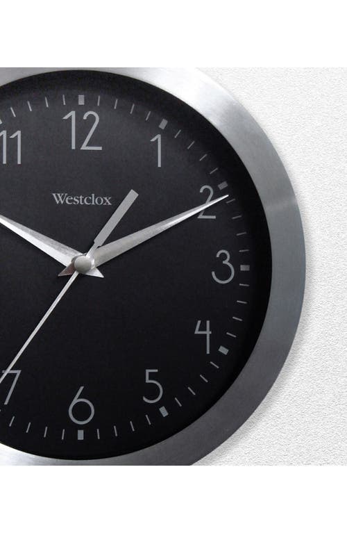 Westclox Aluminum Wall Clock
