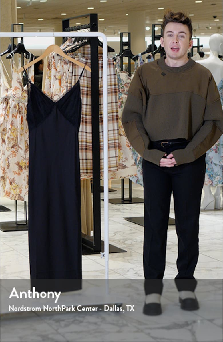 Immy Lace & Satin Midi Slipdress, sales video thumbnail